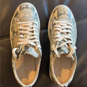 Cole Haan Snake Print Sneakers - Beige and Black